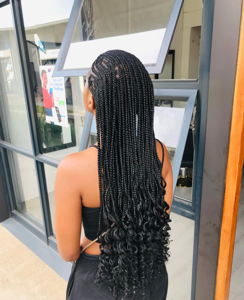 Braids hairstyle at Touch of Beauty salon in Midrand