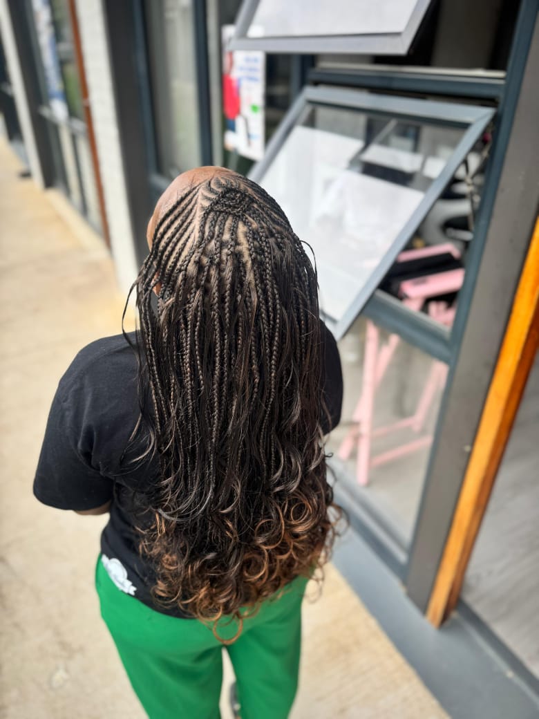 Protective hairstyle at Touch of Beauty Midrand